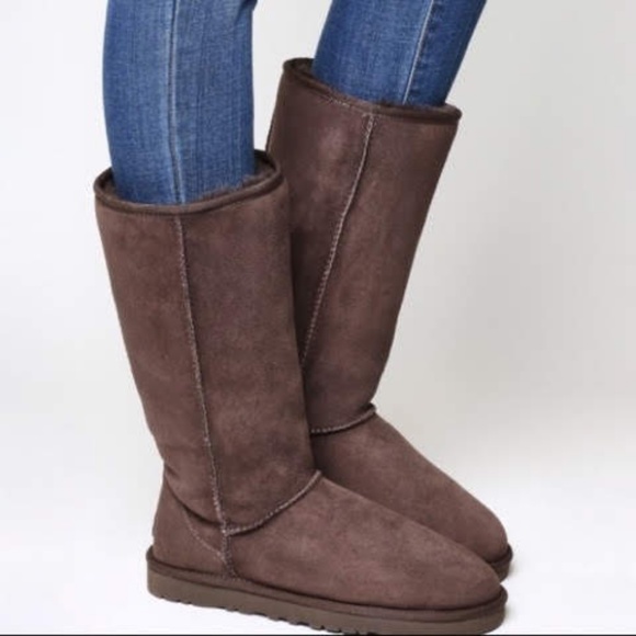 UGG Shoes - UGG Classic Tall Boots Chocolate